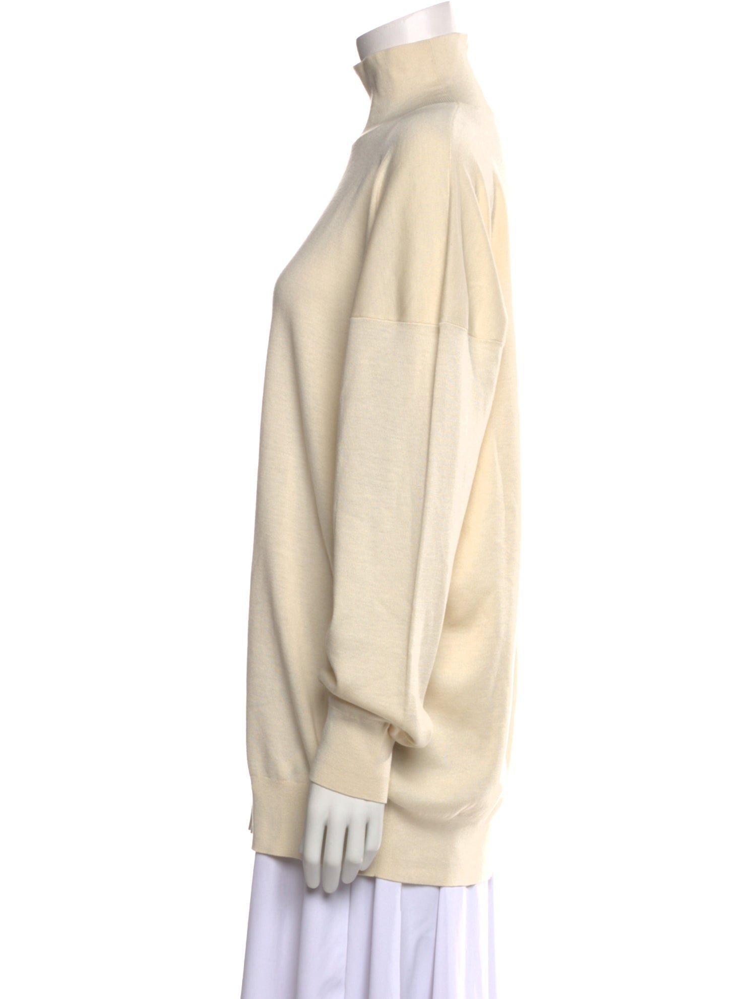 The Row Silk Turtleneck Sweatshirt