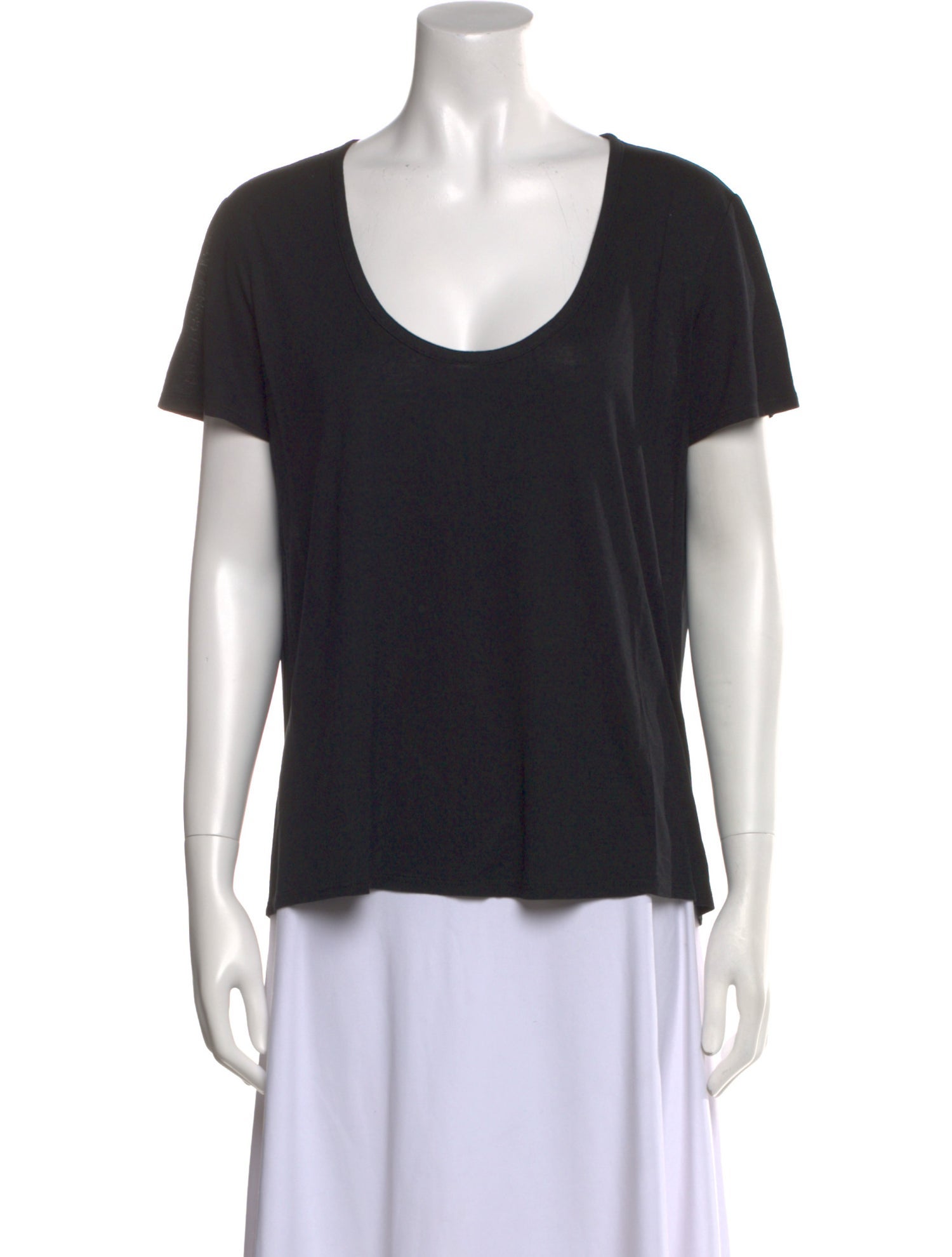 The Row Scoop Neck Short Sleeve T-Shirt