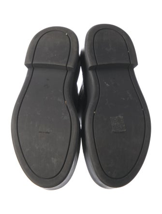 The Row Zipped 1 Leather Combat Boots