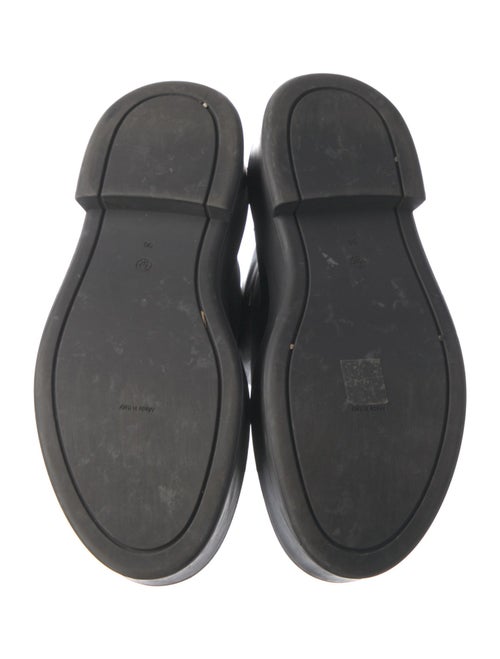 The Row Zipped 1 Leather Combat Boots