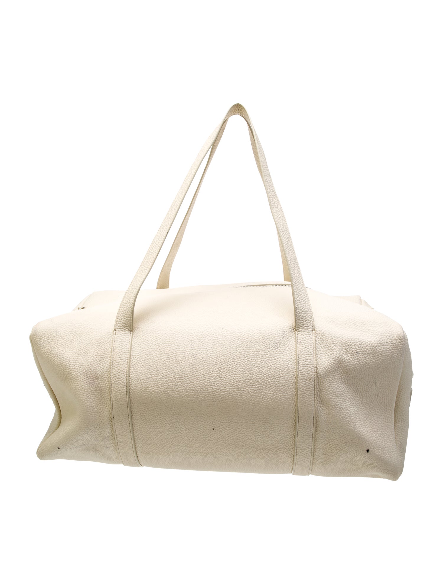 The Row Leather Gio Duffle in Leather