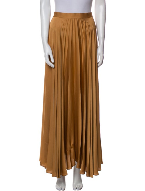 The Row Pleated Accents Long Skirt