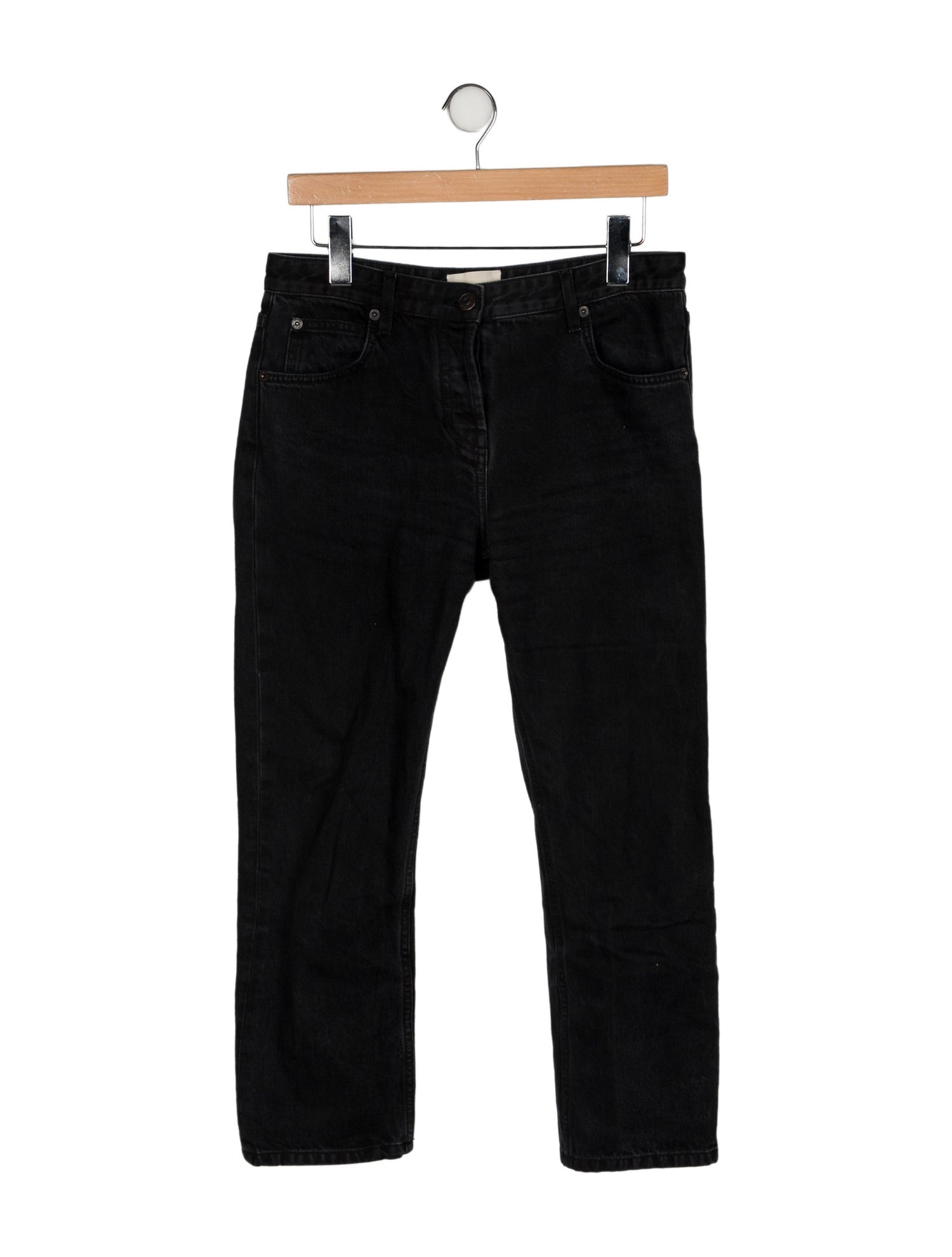 The Row Mid-Rise Straight Leg Jeans