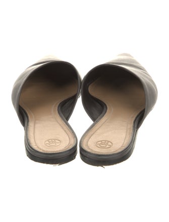 The Row Giacomo Leather Mules