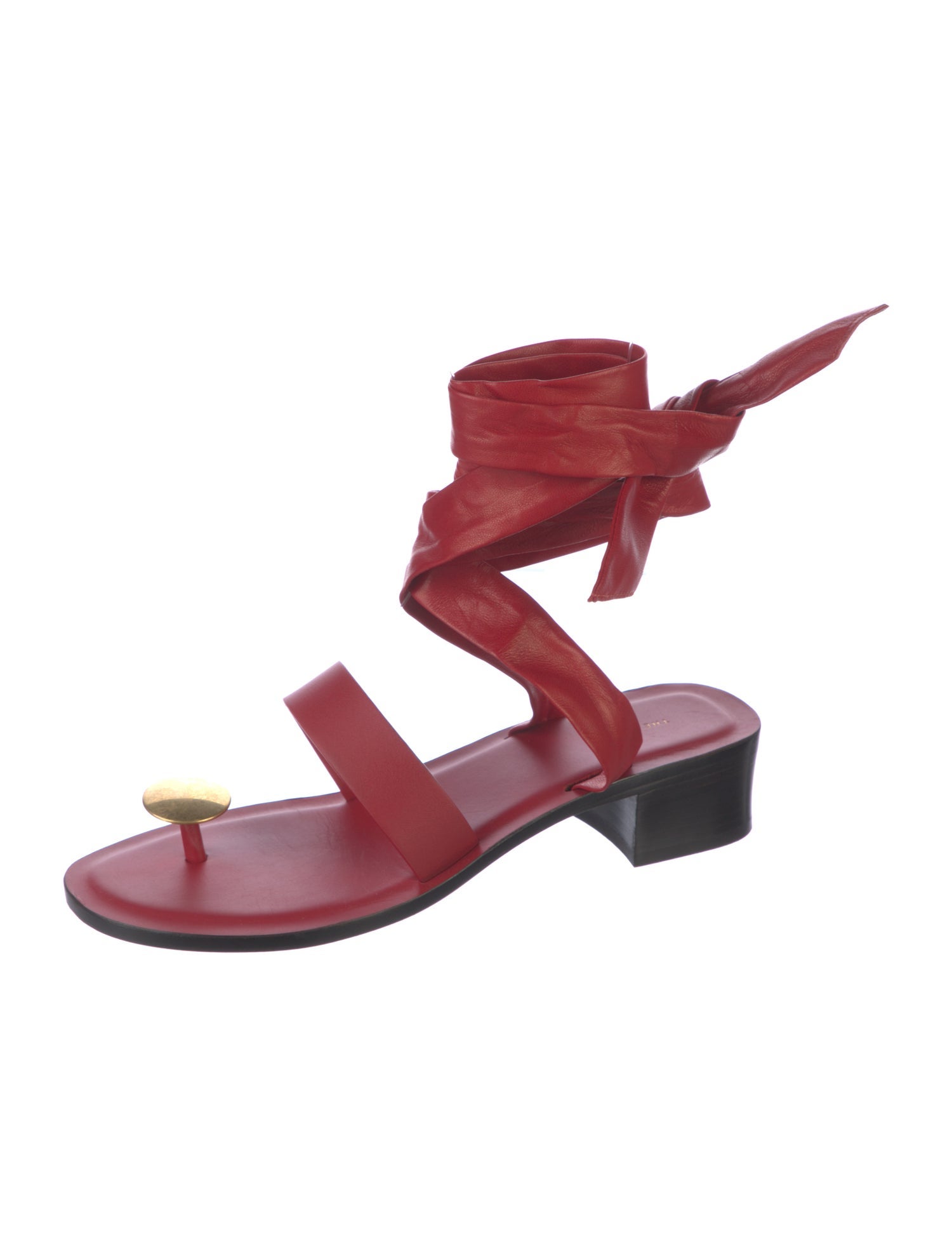 The Row Leather Gladiator Sandals