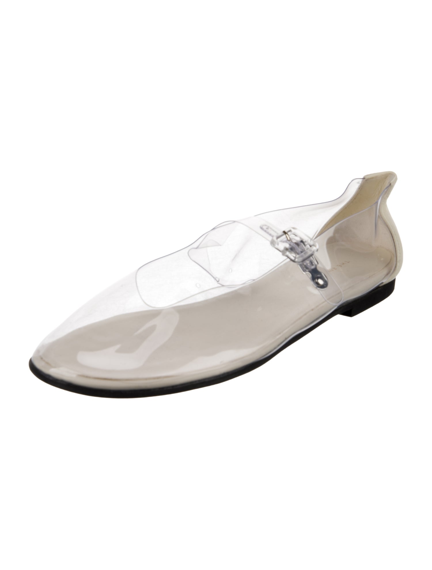 The Row PVC Mary Jane Flats