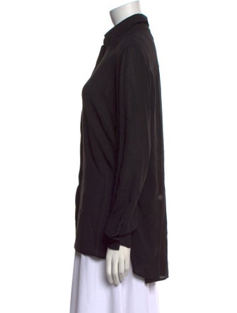 The Row Long Sleeve Button-Up Top