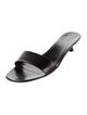 The Row Leather Slides