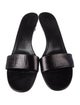 The Row Leather Slides