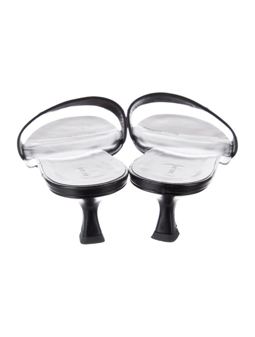 The Row Leather Slides