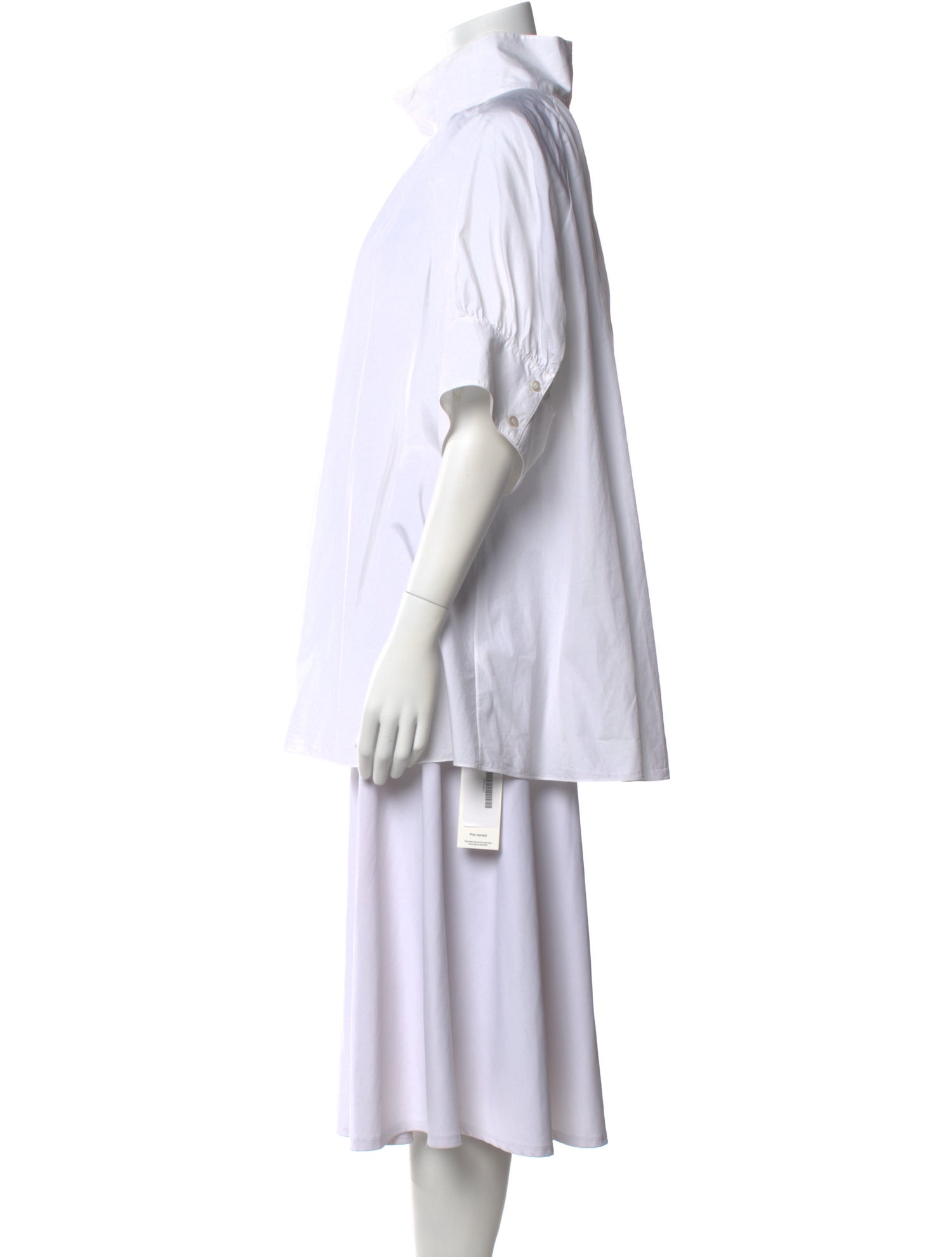 The Row Striped Mock Neck Tunic