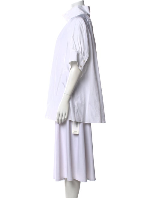 The Row Striped Mock Neck Tunic