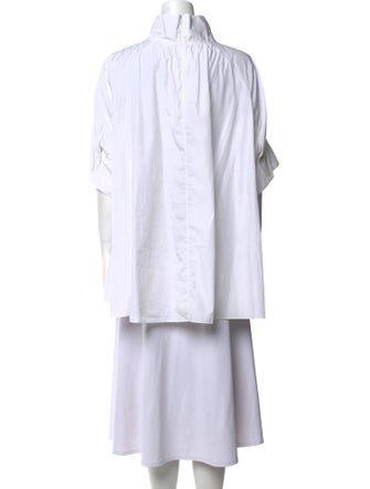 The Row Striped Mock Neck Tunic