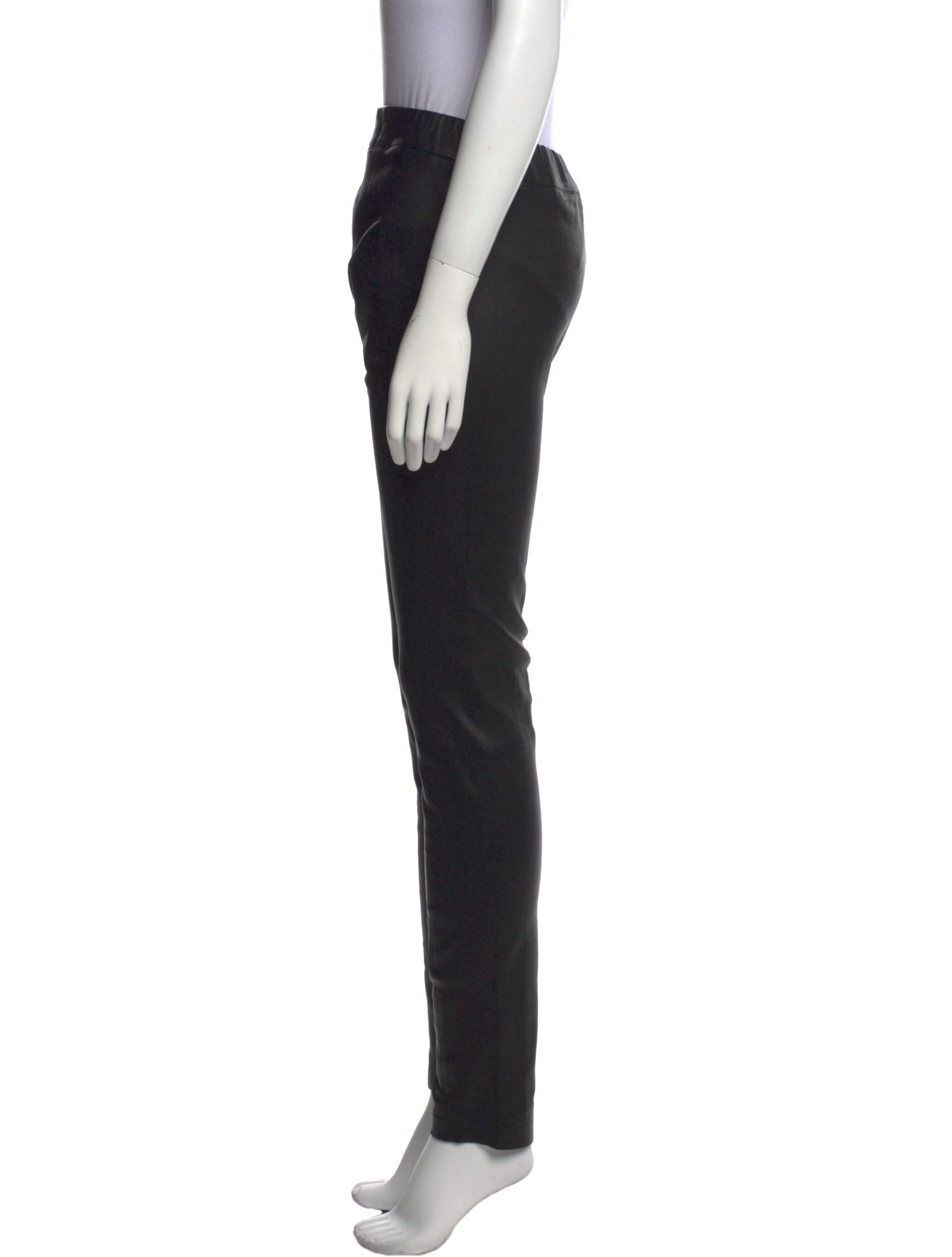 The Row Leather Skinny Leg Pants