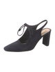 The Row Camil Suede Slingback Pumps