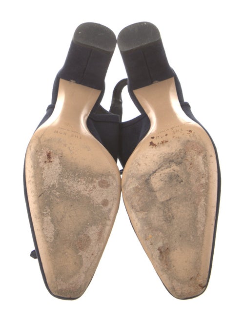 The Row Camil Suede Slingback Pumps