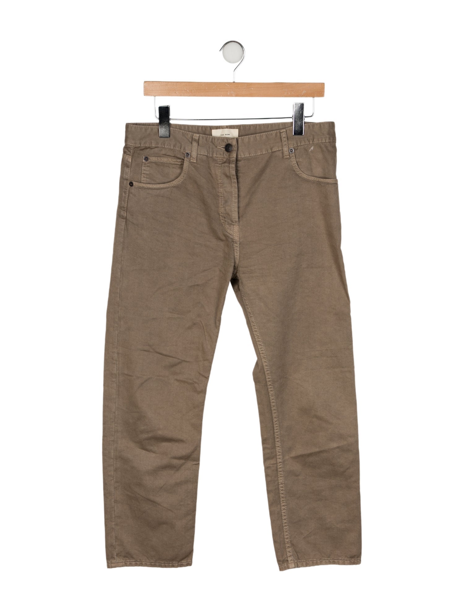 The Row Mid-Rise Straight Leg Jeans