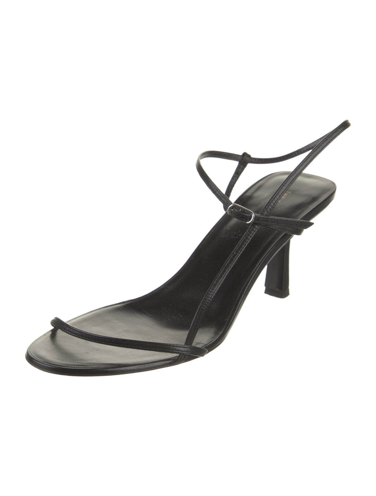 The Row Bare Leather Slingback Sandals