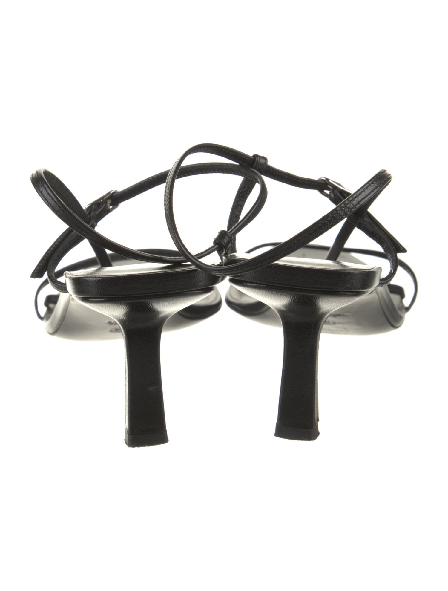 The Row Bare Leather Slingback Sandals