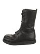 The Row Patty Leather Combat Boots