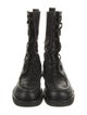 The Row Patty Leather Combat Boots