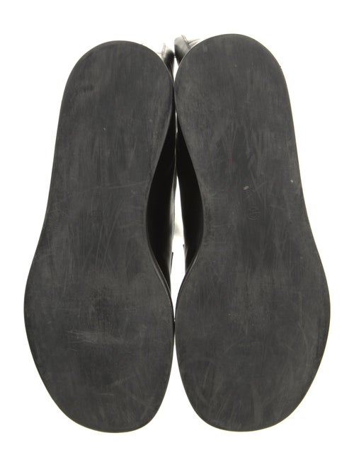 The Row Patty Leather Combat Boots