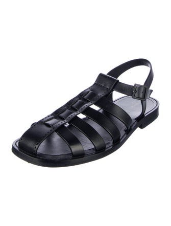 The Row Leather Gladiator Sandals
