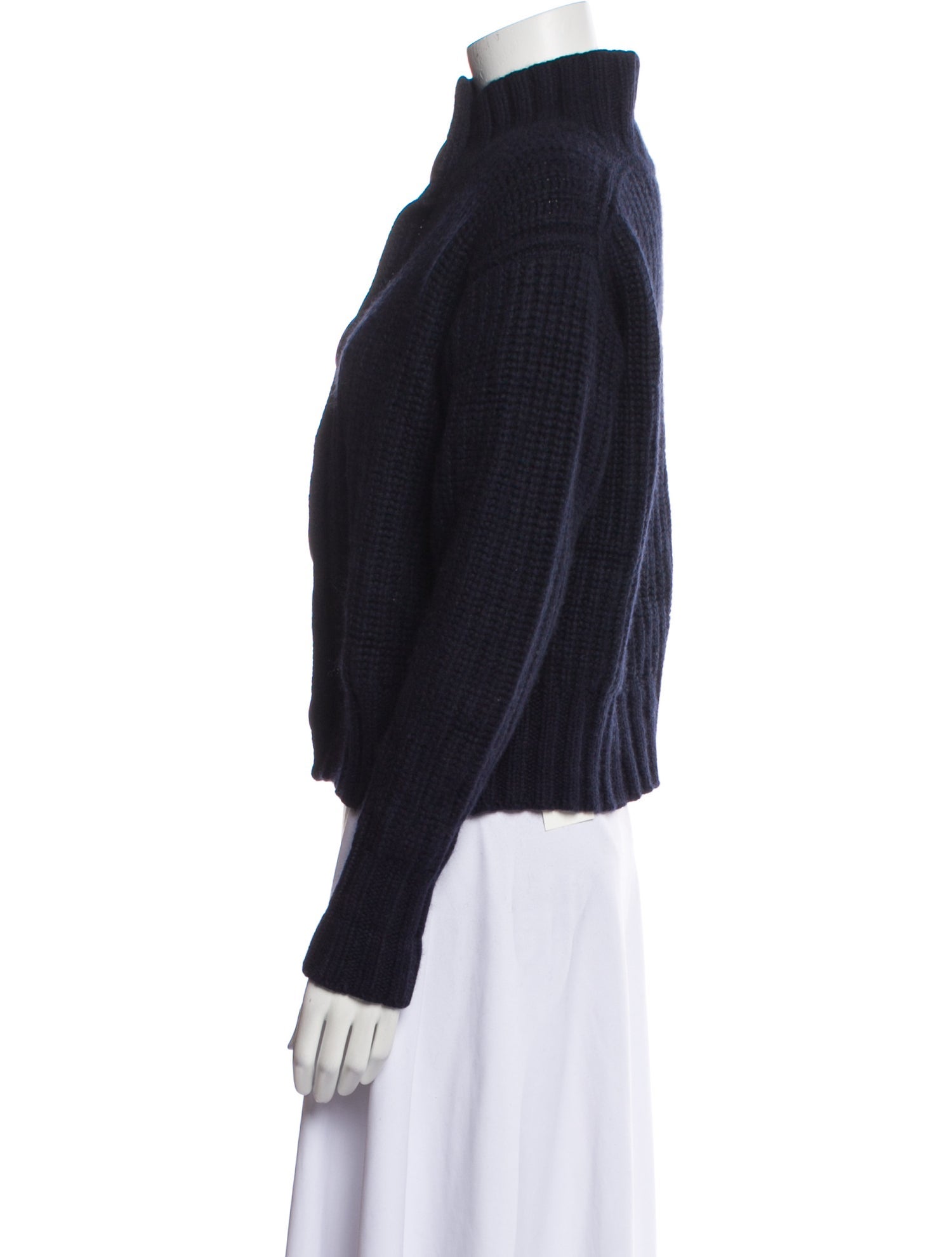 The Row Cashmere Mock Neck Sweater
