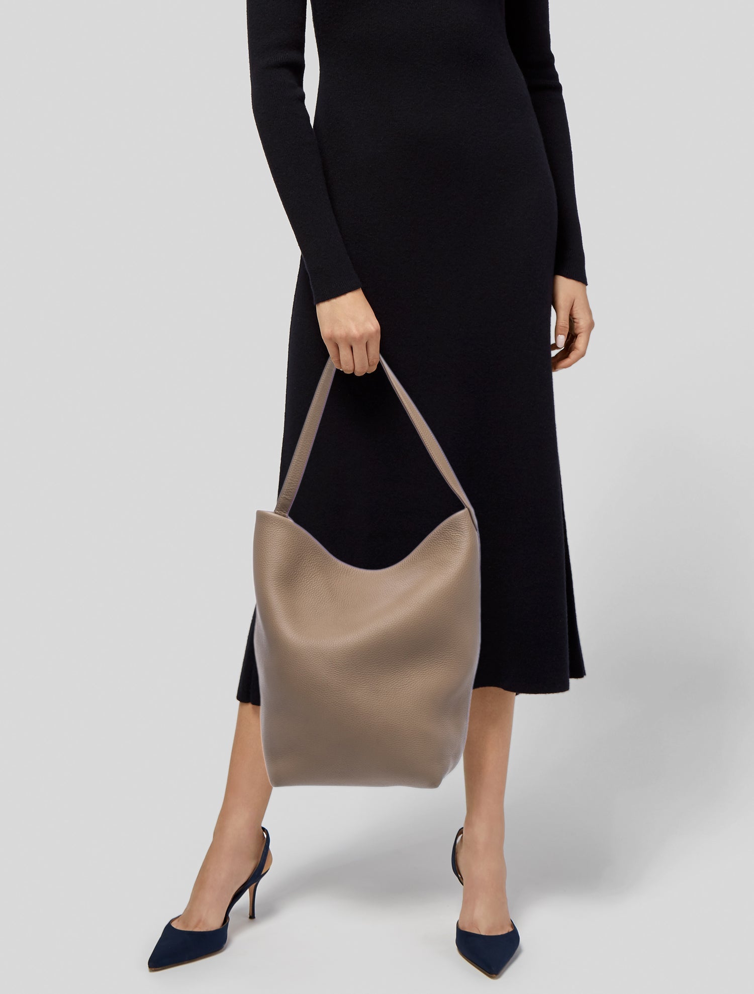 The Row Leather Large N/S Park Tote