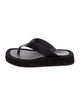 The Row Leather Flip Flops