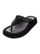 The Row Leather Flip Flops