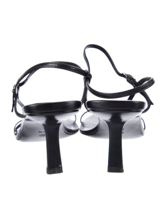 The Row Leather Slingback Sandals