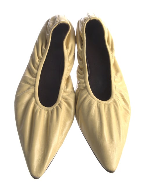 The Row Leather Ballet Flats