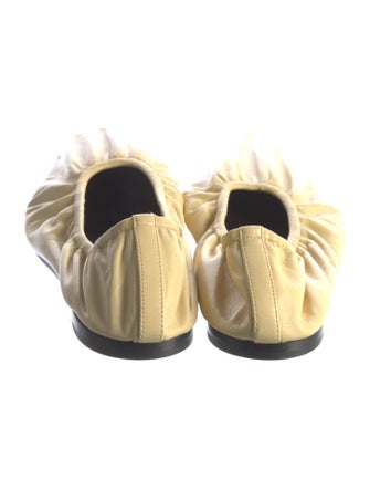 The Row Leather Ballet Flats