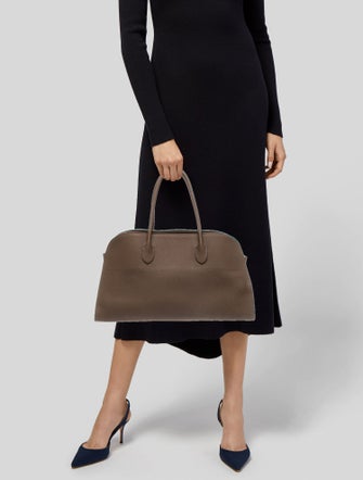 The Row Leather Margaux East West