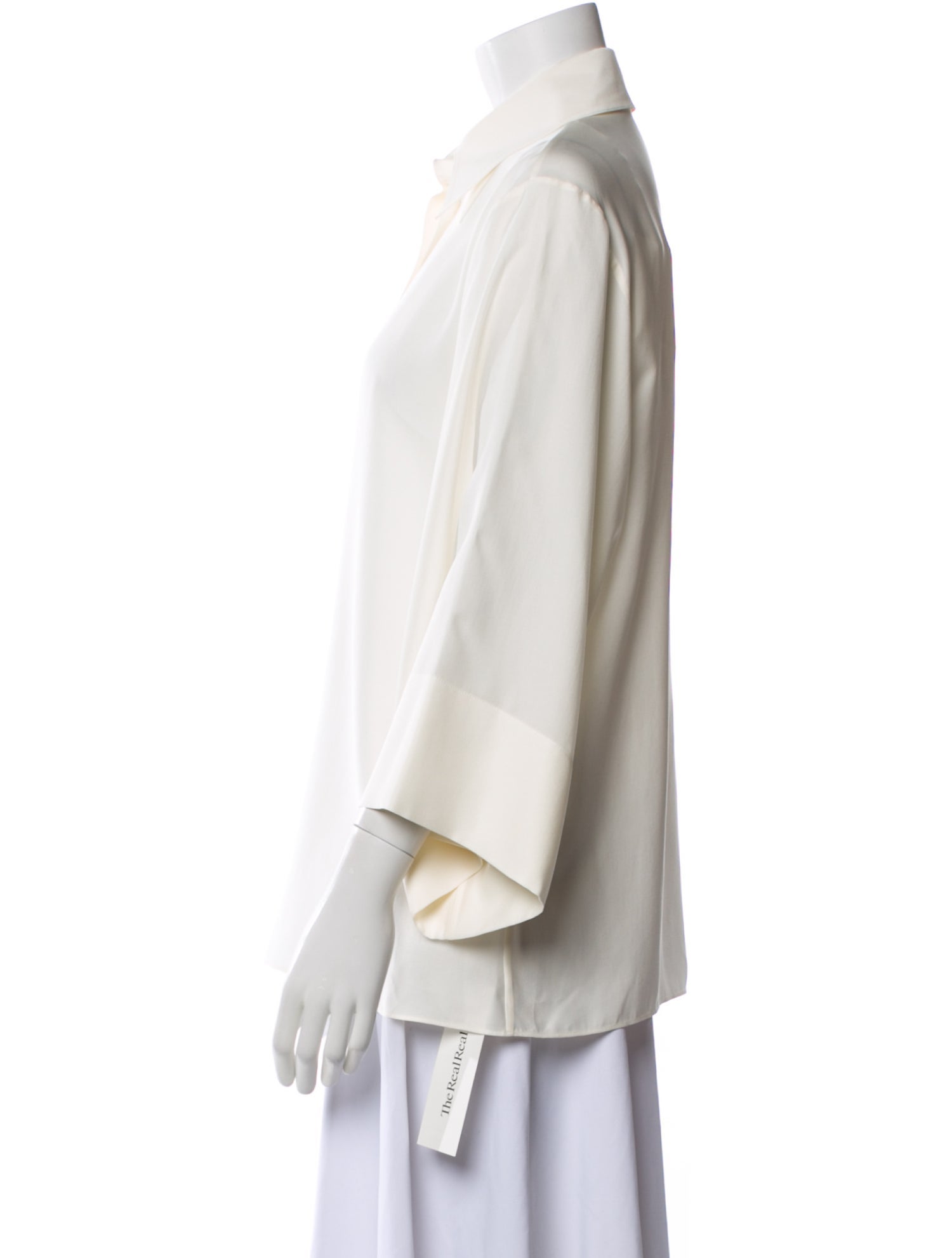 The Row Malvina Silk Button-Up Top w/ Tags