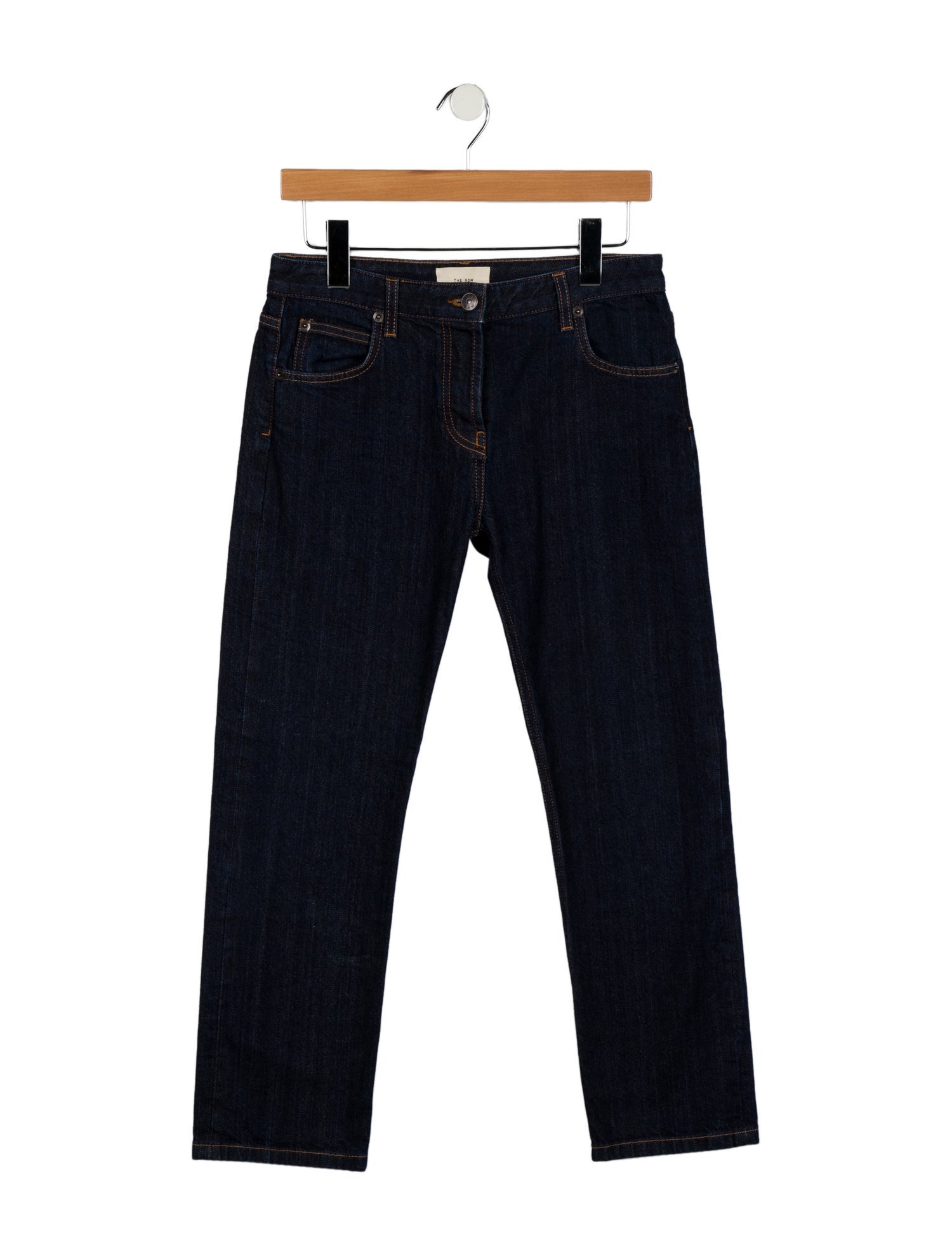 The Row Mid-Rise Straight Leg Jeans