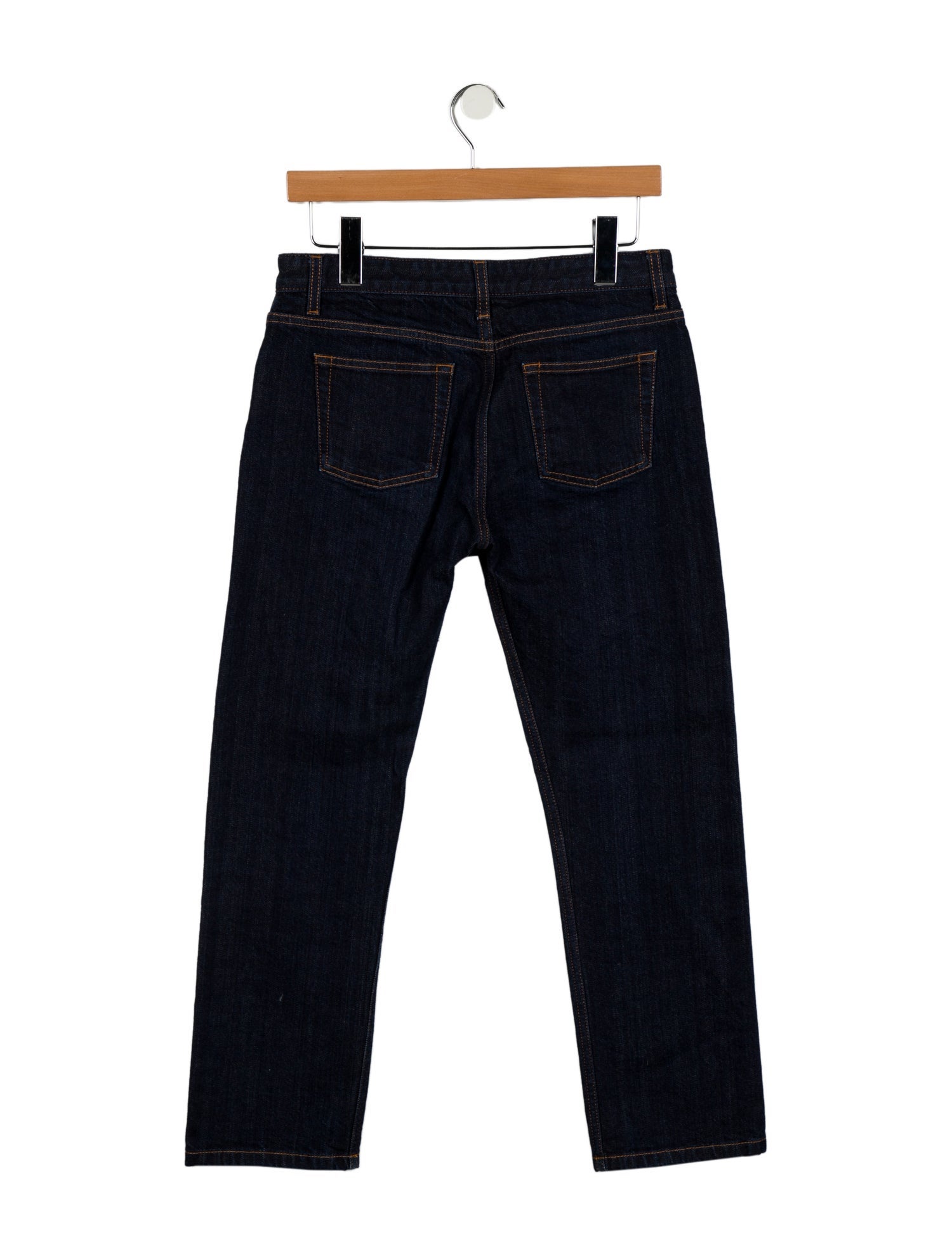 The Row Mid-Rise Straight Leg Jeans
