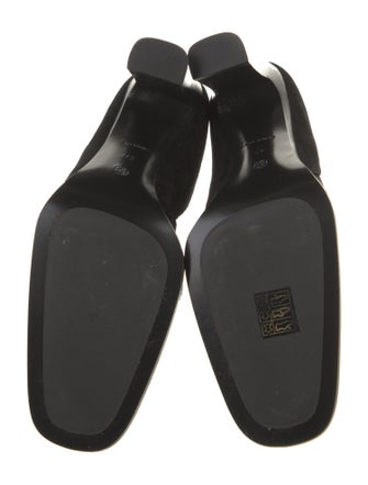 The Row Suede D'Orsay Pumps