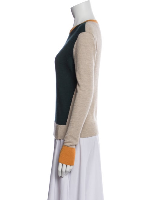 The Row Colorblock Pattern Crew Neck Sweater
