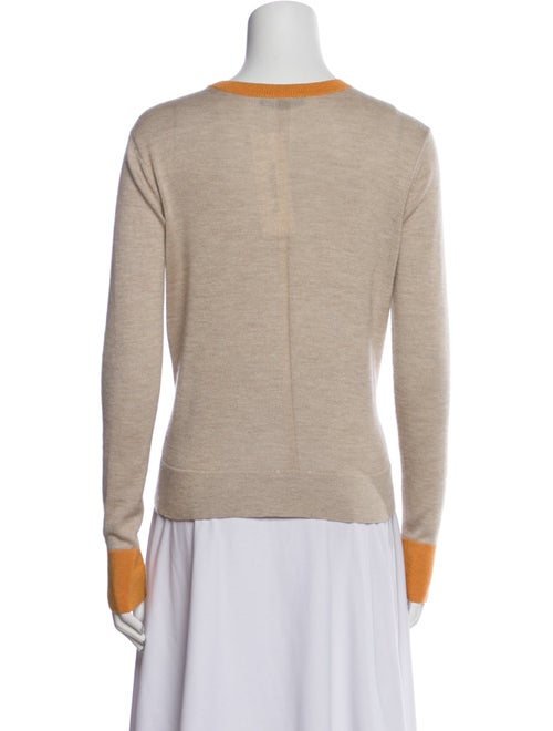 The Row Colorblock Pattern Crew Neck Sweater
