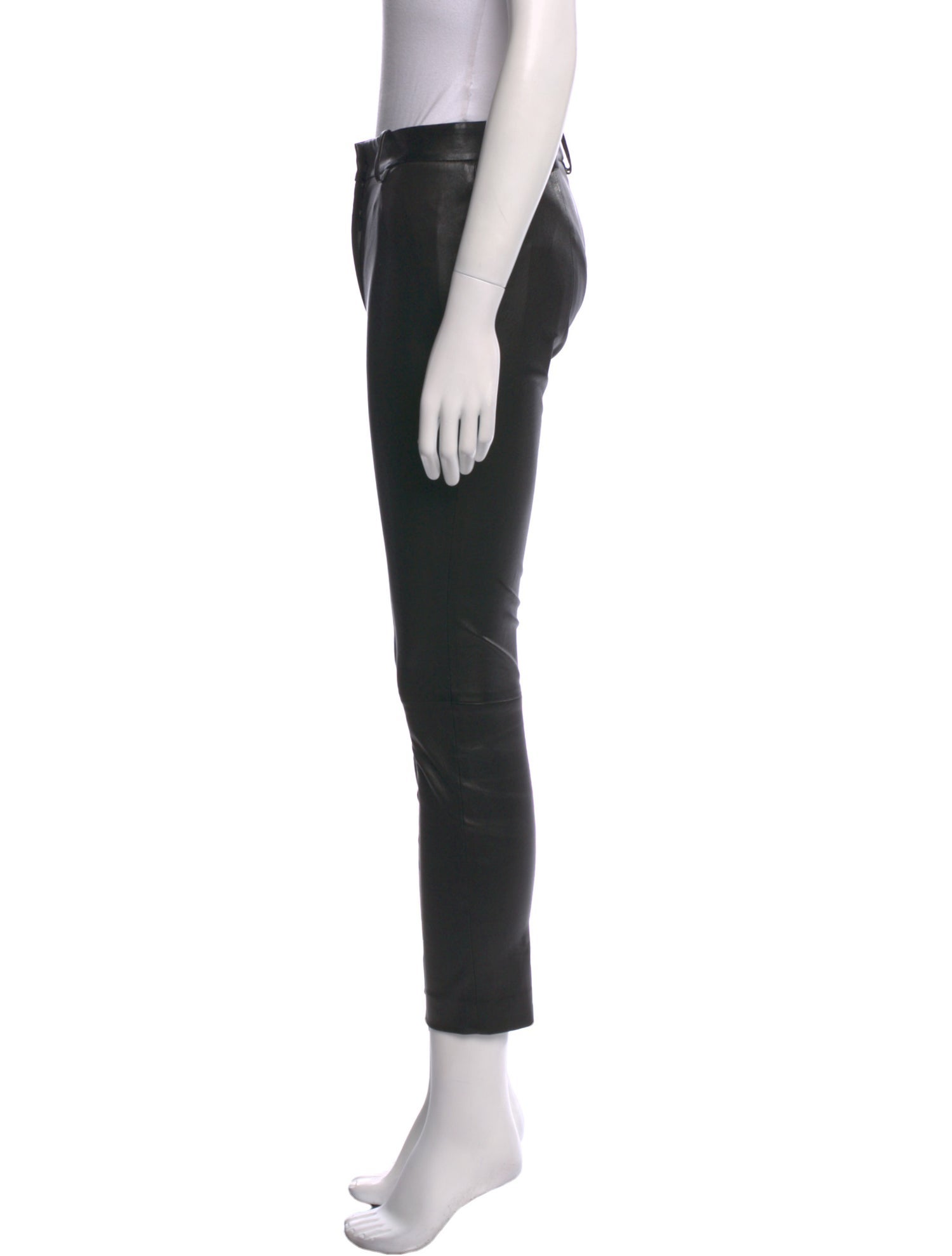 The Row Leather Skinny Leg Pants