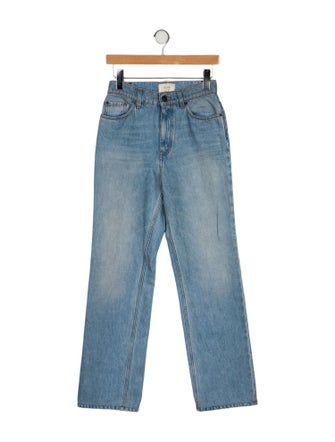 The Row High-Rise Wide Leg Jeans