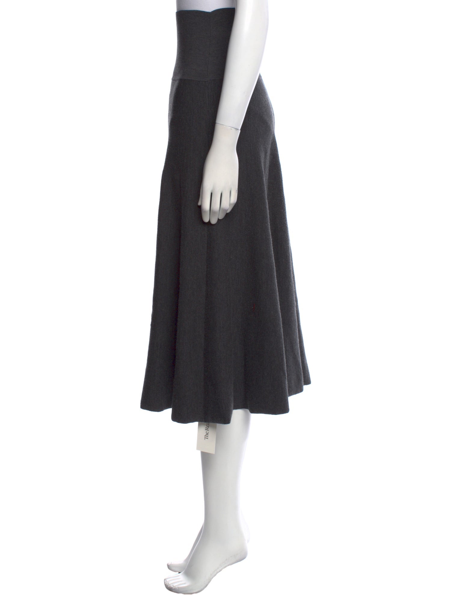 The Row Virgin Wool Midi Length Skirt