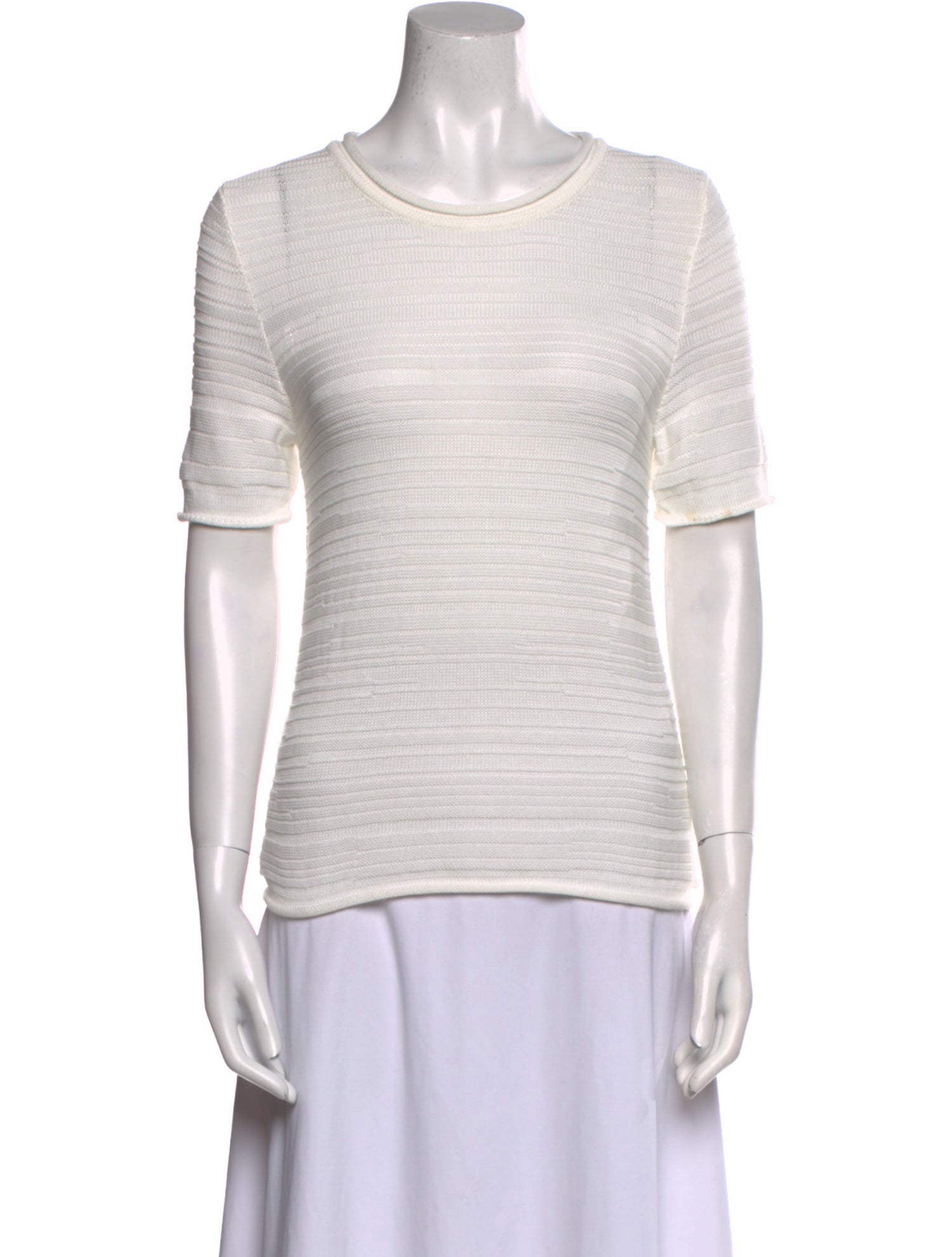 The Row Scoop Neck Short Sleeve T-Shirt