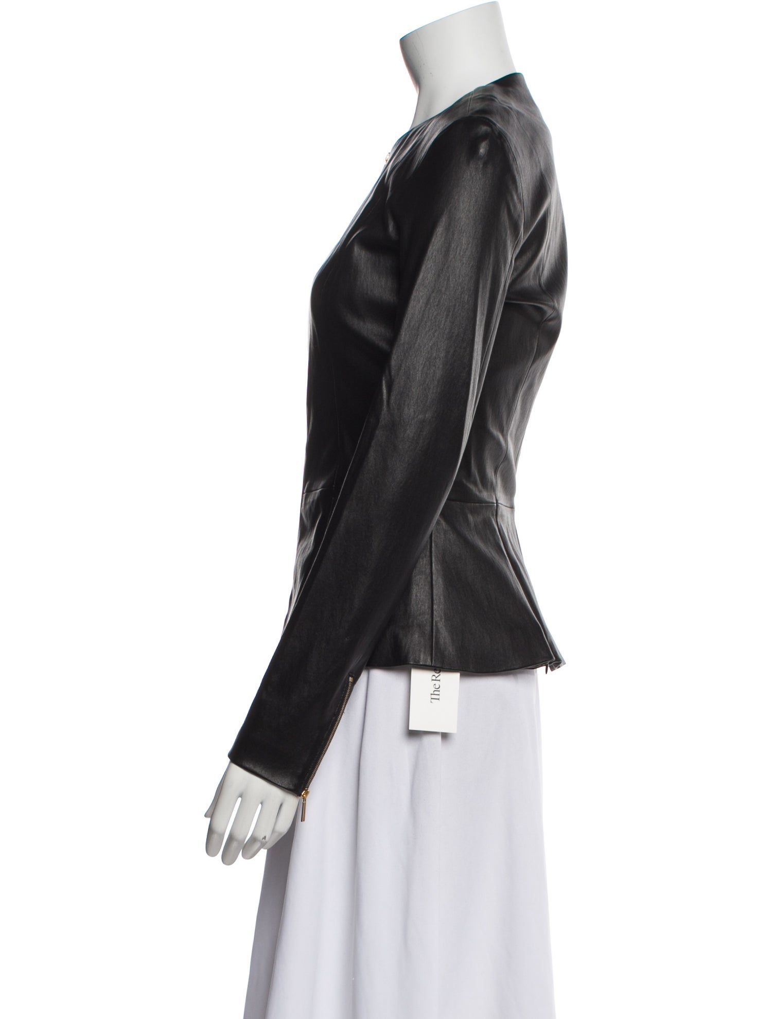 The Row Anasta Leather Biker Jacket