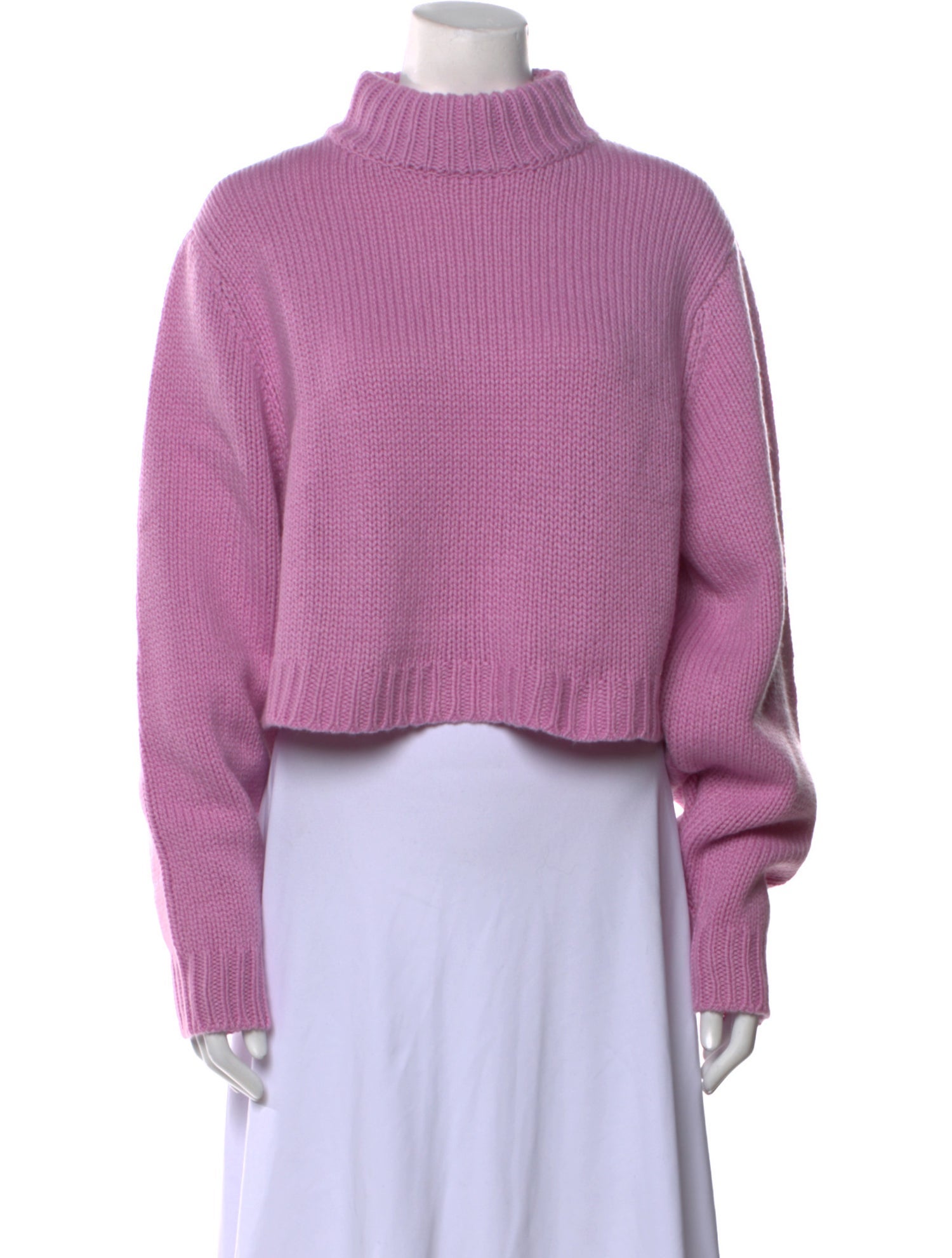 The Row Cashmere Mock Neck Sweater