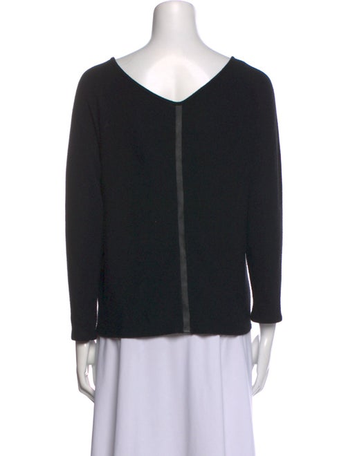 The Row Scoop Neck Three-Quarter Sleeve Sweatshirt