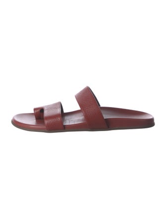 The Row Hugh Patent Leather Slides