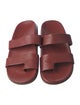 The Row Hugh Patent Leather Slides